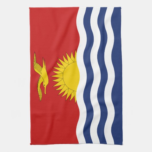 Linge De Cuisine Drapeau de Kiribati (Vertical)