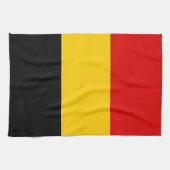 Linge De Cuisine drapeau de la Belgique (Horizontal)