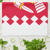 Linge De Cuisine Drapeau de la Carélie du Nord (Plié)
