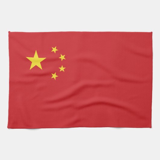Linge De Cuisine Drapeau de la Chine (Horizontal)