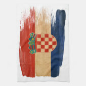 Linge De Cuisine Drapeau de la Croatie (Vertical)