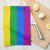 Linge De Cuisine Drapeau de la fierté arc-en-ciel de Philly (Quart Plié)