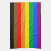 Linge De Cuisine Drapeau de la fierté arc-en-ciel de Philly (Vertical)
