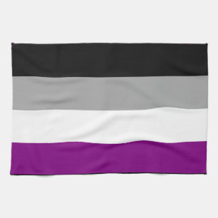 Linge De Cuisine Drapeau de la fierté asexuelle