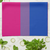 Linge De Cuisine Drapeau de la fierté bisexuelle (Plié)