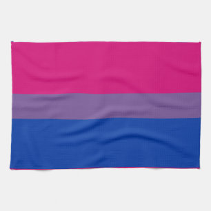 Linge De Cuisine Drapeau de la fierté bisexuelle