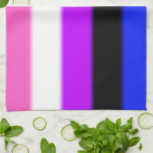 Linge De Cuisine Drapeau de la Fierté Genderfluide (Plié)