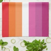 Linge De Cuisine Drapeau de la fierté lesbienne (Plié)