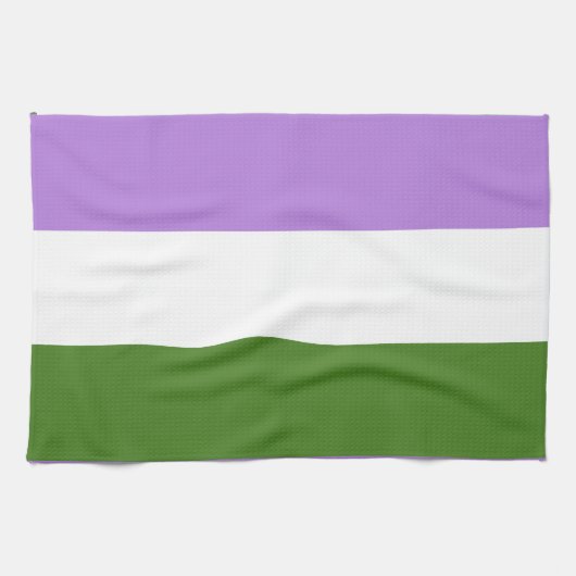 Linge De Cuisine Drapeau de la fierté queer (Horizontal)