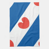 Linge De Cuisine Drapeau de la Frise (Vertical)