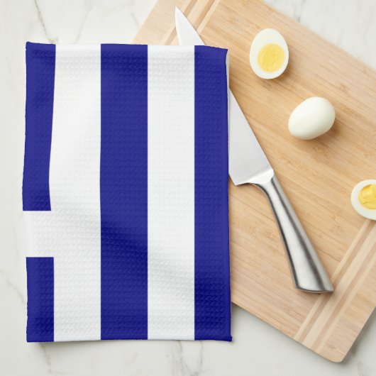 Linge De Cuisine Drapeau de la Grèce (Quart Plié)