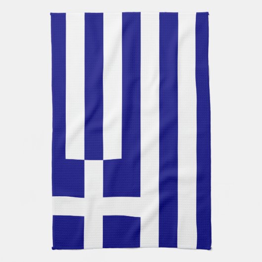 Linge De Cuisine Drapeau de la Grèce (Vertical)