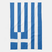 Linge De Cuisine Drapeau de la Grèce (Vertical)