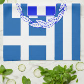 Linge De Cuisine Drapeau de la Grèce (Plié)