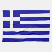Linge De Cuisine Drapeau de la Grèce (Horizontal)