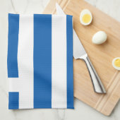 Linge De Cuisine Drapeau de la Grèce Drapeau grec (Quart Plié)