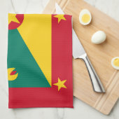 Linge De Cuisine Drapeau de la Grenade (Quart Plié)
