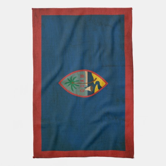 Linge De Cuisine Drapeau de la Guam (Vertical)