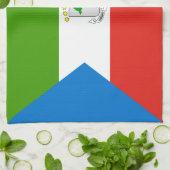 Linge De Cuisine Drapeau de la Guinée équatoriale (Plié)