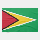 Linge De Cuisine Drapeau de la Guyane (Horizontal)