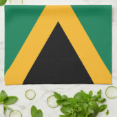 Linge De Cuisine Drapeau de la Jamaïque (Plié)