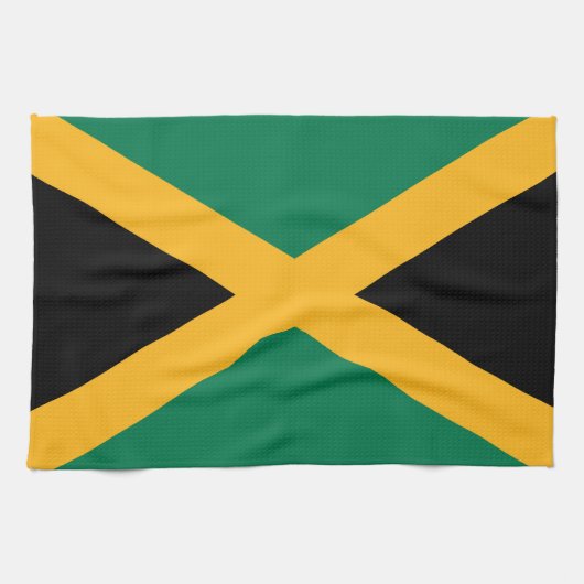Linge De Cuisine Drapeau de la Jamaïque (Horizontal)