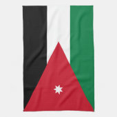 Linge De Cuisine Drapeau de la Jordanie (Vertical)