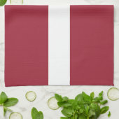 Linge De Cuisine Drapeau de la Lettonie (Plié)