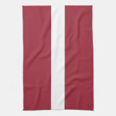 Linge De Cuisine Drapeau de la Lettonie (Vertical)