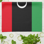 Linge De Cuisine Drapeau de la Libye (Plié)