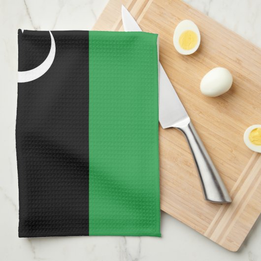 Linge De Cuisine Drapeau de la Libye (Quart Plié)