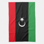 Linge De Cuisine Drapeau de la Libye (Vertical)