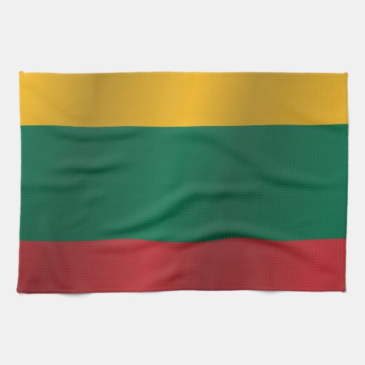 Linge De Cuisine Drapeau de la Lituanie (Horizontal)