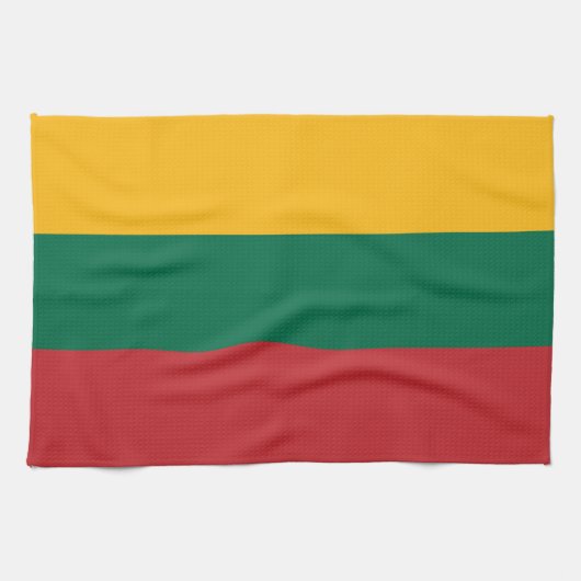 Linge De Cuisine Drapeau de la Lituanie (Horizontal)