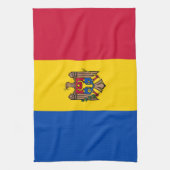 Linge De Cuisine Drapeau de la Moldavie (Vertical)