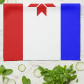 Linge De Cuisine Drapeau de la Mordovie (Plié)