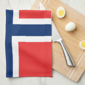 Linge De Cuisine Drapeau de la Norvège (Quart Plié)