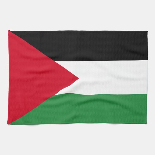 Linge De Cuisine Drapeau de la Palestine (Horizontal)