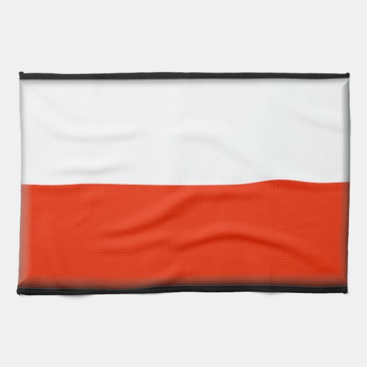Linge De Cuisine Drapeau de la Pologne (Horizontal)
