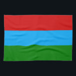 Linge De Cuisine Drapeau de la République de Carélie<br><div class="desc">Drapeau patriotique de la République de Carélie</div>