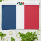Linge De Cuisine Drapeau de la République Dominicaine (Plié)