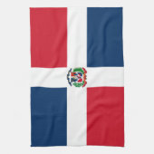 Linge De Cuisine Drapeau de la République Dominicaine (Vertical)