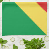 Linge De Cuisine Drapeau de la République du Congo (Plié)