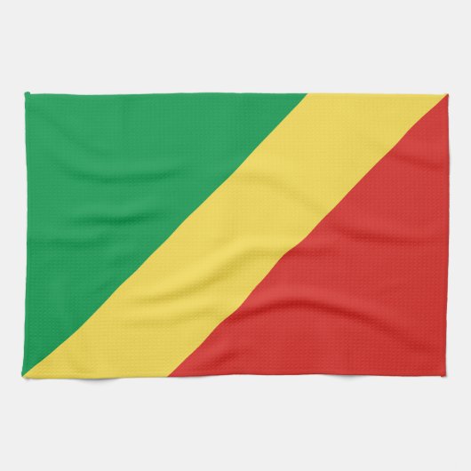 Linge De Cuisine Drapeau de la République du Congo (Horizontal)