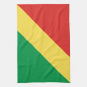 Linge De Cuisine Drapeau de la République du Congo (Vertical)