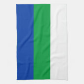 Linge De Cuisine Drapeau de la République Komi (Vertical)