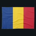Linge De Cuisine Drapeau de la Roumanie<br><div class="desc">Drapeau patriotique de la Roumanie.</div>