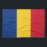Linge De Cuisine Drapeau de la Roumanie<br><div class="desc">Drapeau patriotique de la Roumanie.</div>
