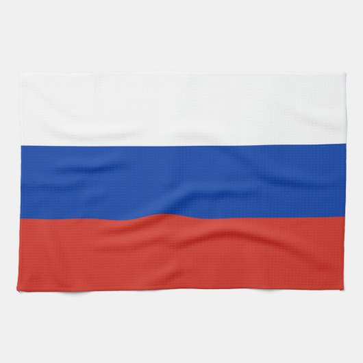 Linge De Cuisine Drapeau de la Russie (Horizontal)