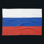 Linge De Cuisine Drapeau de la Russie<br><div class="desc">Drapeau patriotique de la Russie.</div>